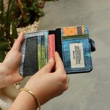 Bi-Fold Wallet - Blue Blocks