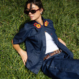 Denim Short Sleeve Shirt