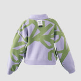 Green Confetti Knit Set