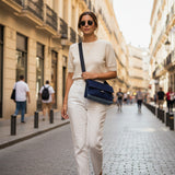 Luxe Lolita Shoulder Bag - Blue Denim