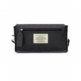 Luxe Lolita Shoulder Bag - Black Denim