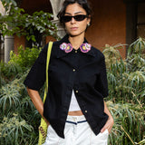 Denim Short Sleeve Shirt