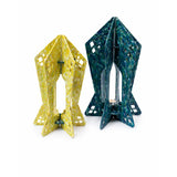 Sculptural Lantern - Red