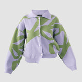 Green Confetti Knit Set