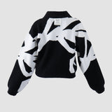 White Confetti Knit Set