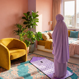 Spring Roll Prayer Mat - Purple
