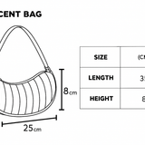 Round Shoulder Bag - Peach
