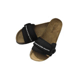Footprint Slippers - Black