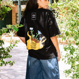 Nothing is ever Wasted Oversized T-shirt - Black