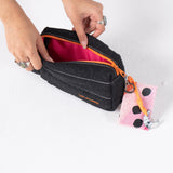 Denim Affair Pouch in Black