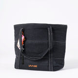 Denim Affair Tote Bag in Black