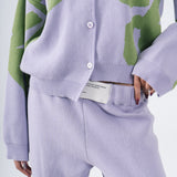 Green Confetti Knit Set