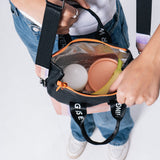 Practical Plastic Lunch bag in Lilac Haze