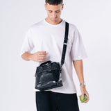 Practical Plastic Lunch bag in Black