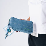 Denim Affair Pouch in Blue