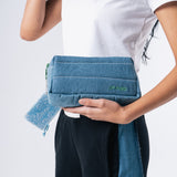 Denim Affair Pouch in Blue