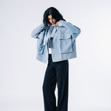 The All Year Long Denim Jacket in Blue