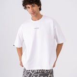 Oversized "Spread Love, Not Waste" T-Shirt - White