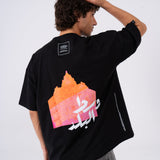Oversized Monopoly T-shirt - Downtown Cairo Edition  - Black