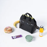Practical Plastic Lunch bag in Black