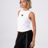 Cat Tank Top - White