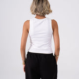 Cat Tank Top - White