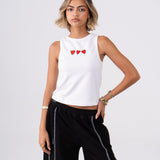 Paris Tank Top - White