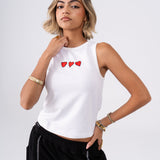 Paris Tank Top - White