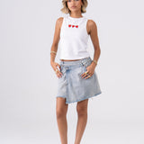Paris Tank Top - White