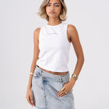 "Nothing is Ever Wasted" Tank Top - White