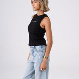 "Nothing is Ever Wasted" Tank Top - Black