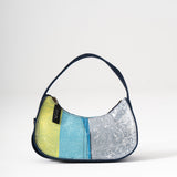 Y2k Shoulder Bag - Blue Blocks