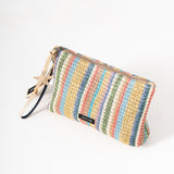 Sol Raffia Clutch - Prism