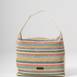 Sol Raffia Hobo Bag - Prism