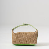 Sol Raffia HandBag - Pistachio
