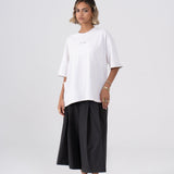Oversized "Spread Love, Not Waste" T-Shirt - White