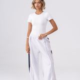 Patchwork Pants in White
