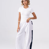 Patchwork Pants in White