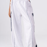 Patchwork Pants in White