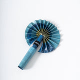 Bloom Fan - Blue Blocks