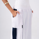Patchwork Pants in White