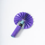 Bloom Fan - Purple Squares
