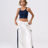 Patchwork Pants in Off-White