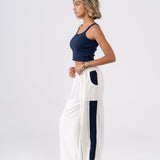 Patchwork Pants in Off-White
