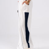 Patchwork Pants in Off-White