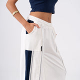 Patchwork Pants in Off-White