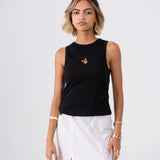 Frenchie Tank Top - Black