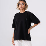 Oversized Wasted T-Shirt - Black