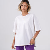 Oversized Crosswords T-Shirt - White