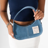 Y2k Shoulder Bag - Blue Denim